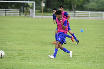 Barcelona Soccer Excellence players training and competing