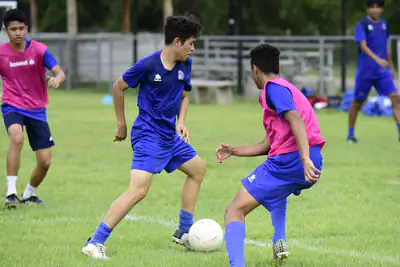 Barcelona Soccer Excellence players training and competing