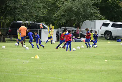 Barcelona Soccer Excellence players training and competing