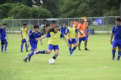 Barcelona Soccer Excellence players training and competing