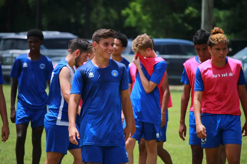 Barcelona Soccer Excellence players training and competing