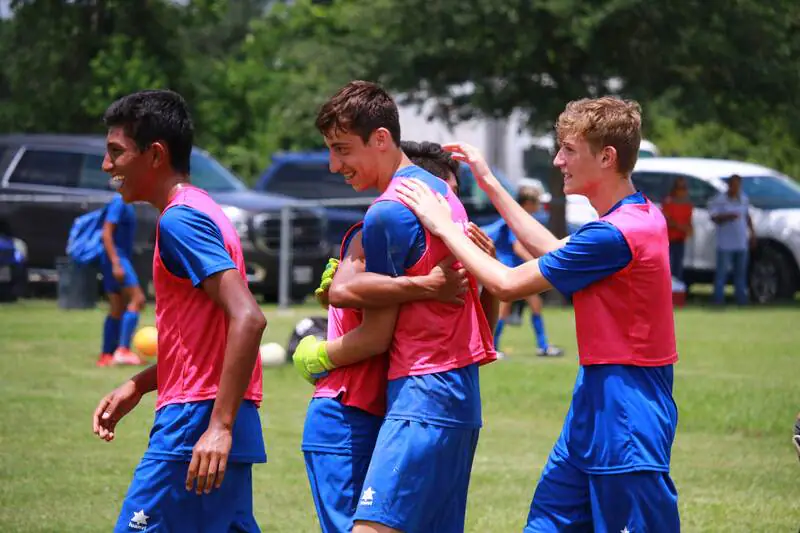 Barcelona Soccer Excellence players training and competing