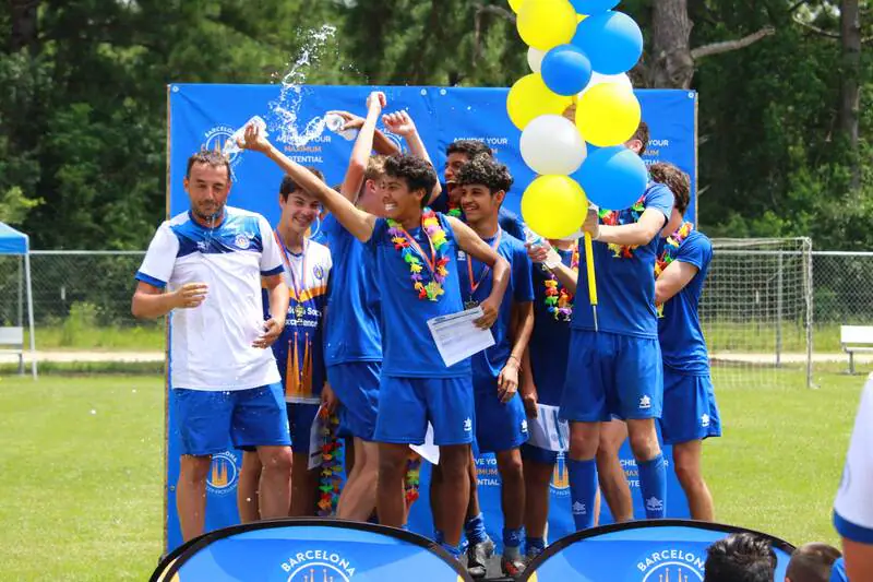 Barcelona Soccer Excellence players training and competing