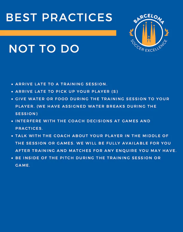 Best practices: not to do
