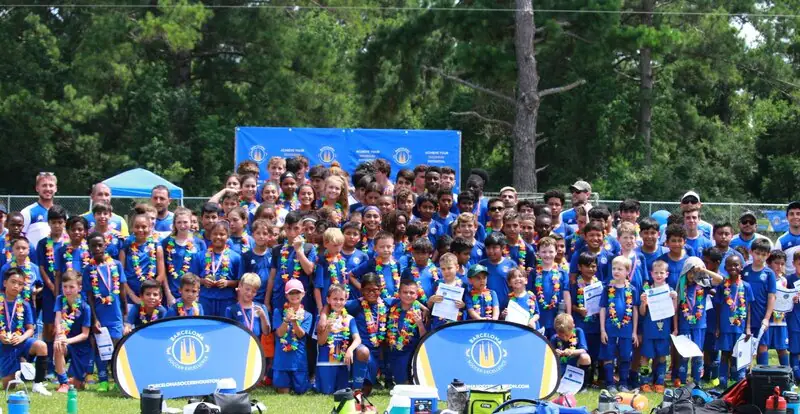 Barcelona Soccer Excellence players training and competing